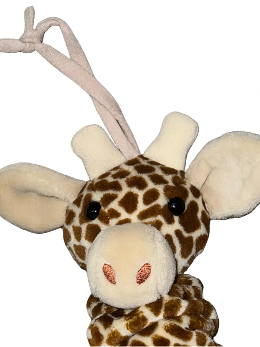 VINTAGE 1988 DAKIN MUSICAL LULLABY PULL DOWN TOY GIRAFFE NURSERY PLUSH STUFFED